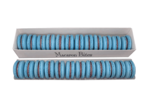 French Macaron</br> Blueberry Gift Box of 24