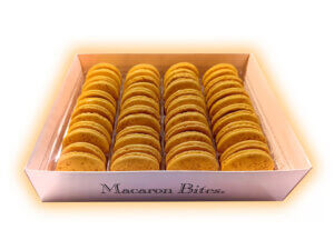 Pumpkin Macaron Cookies Gift Box - 24 Count
